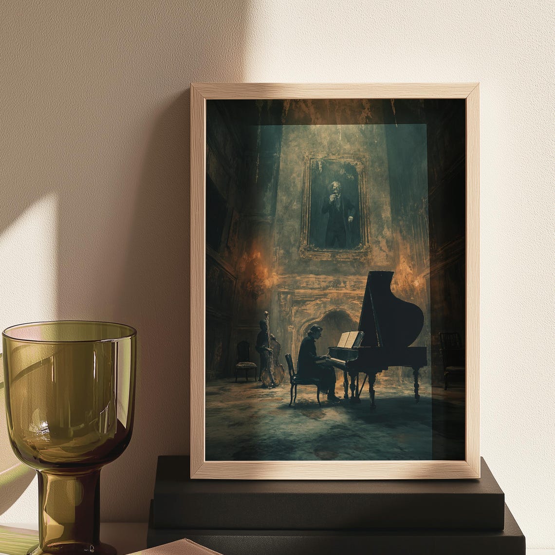 Haunted Recital Art Print, Gothic Piano Concert - Image 5