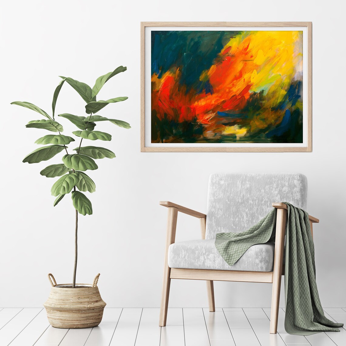 Katie Jobling Abstract Art Print, Contemporary