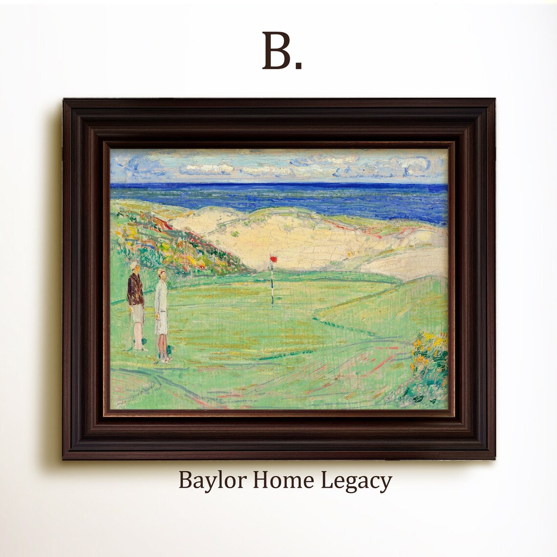 Women Golfing Vintage Art Print, Golf Wall Decor - Image 4