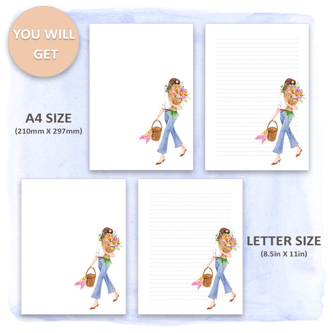 Stationery Paper, Lined and Unlined Note Paper - Image 2
