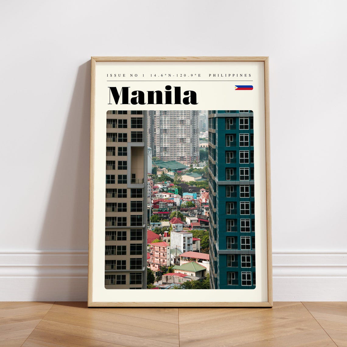 Manila Philippines City Skyline Skyscraper Urban View Poster - Image 3