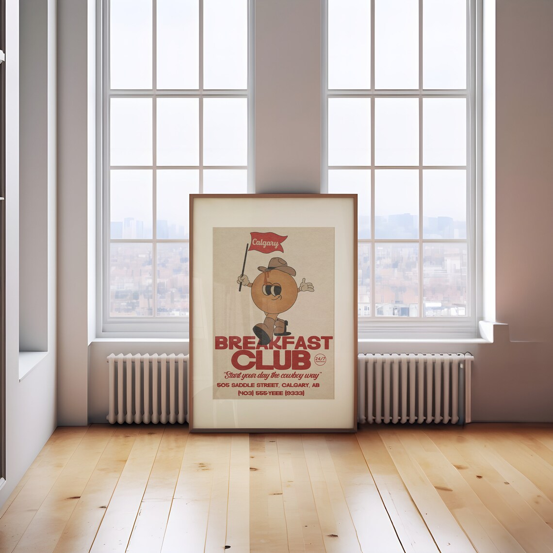 Retro Cowboy Poster, Calgary Stampede Vintage Western - Image 5