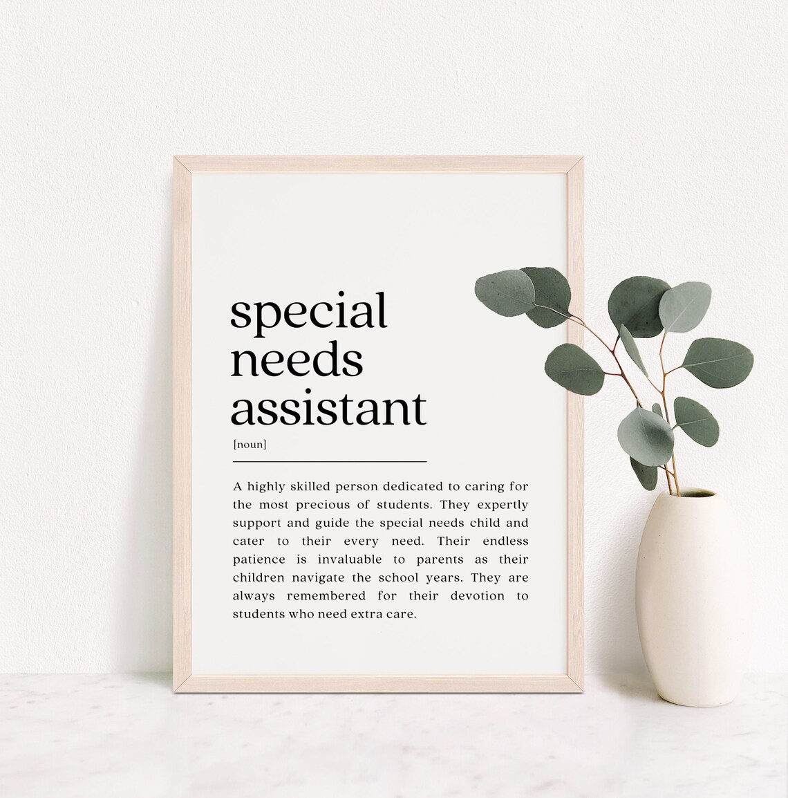 Special Needs Assistant Definition, SNA Gift