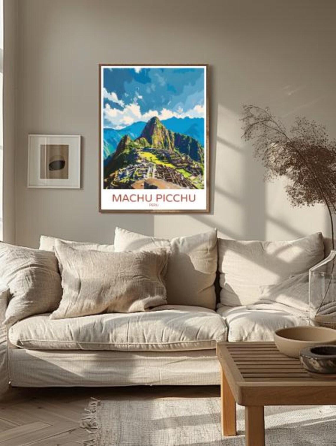 Machu Picchu Peru Inca Ruins Huayna Picchu Andes Travel Poster - Image 2