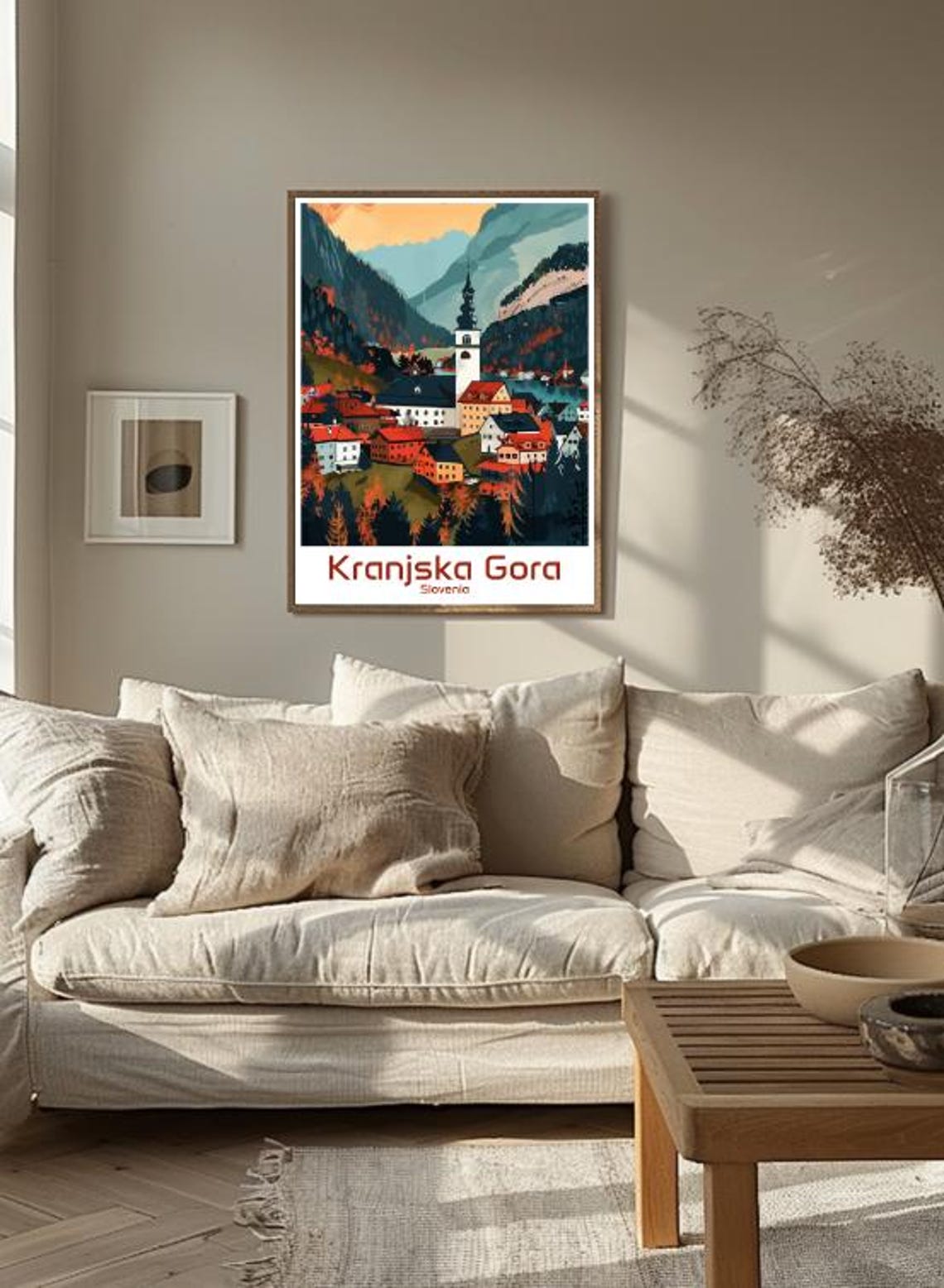 Kranjska Gora Slovenia Alpine Village Mountain Valley View Poster - Image 3