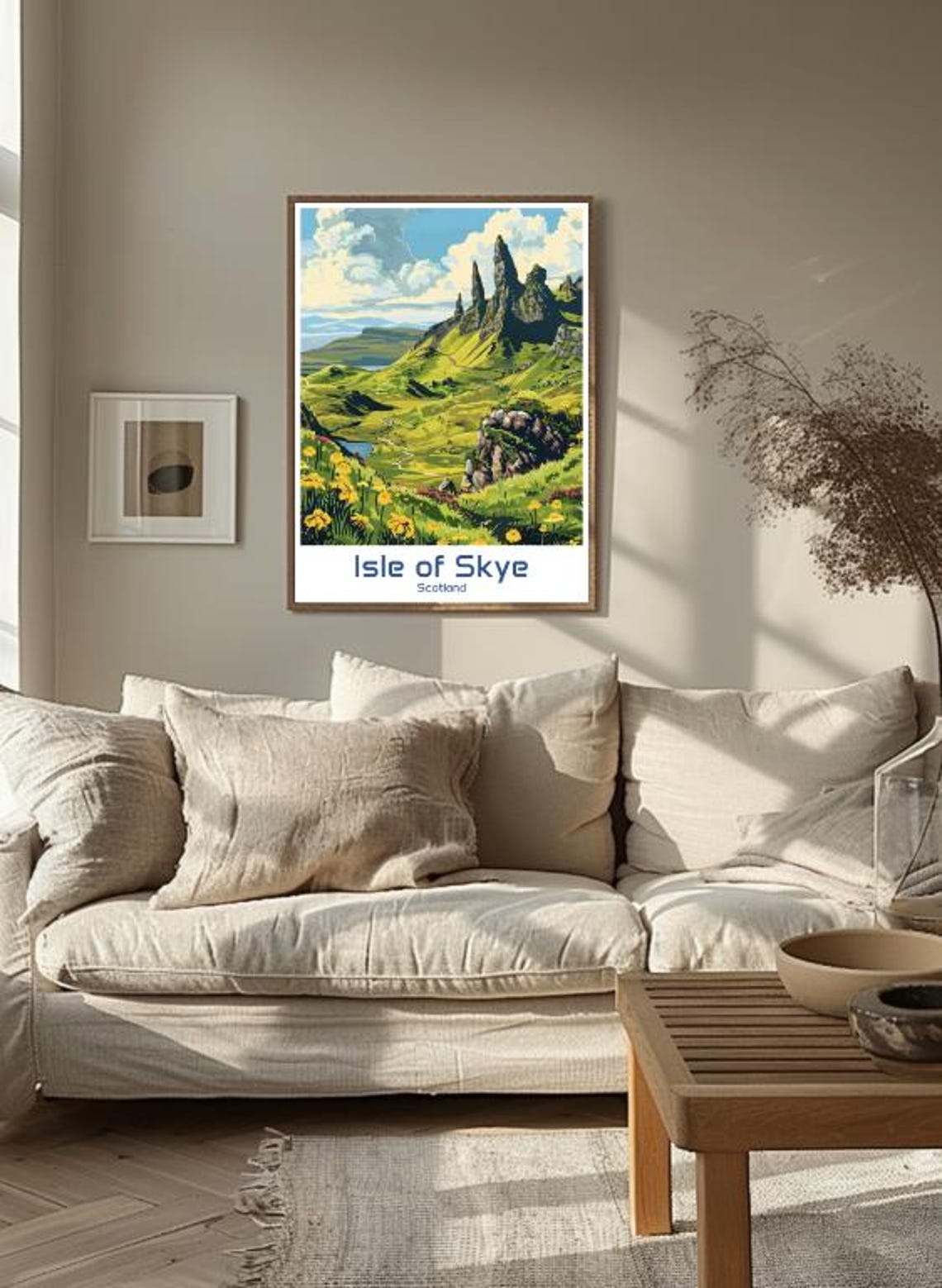 Isle of Skye Scotland Storr Rock Pinnacles Green Hills Poster - Image 3