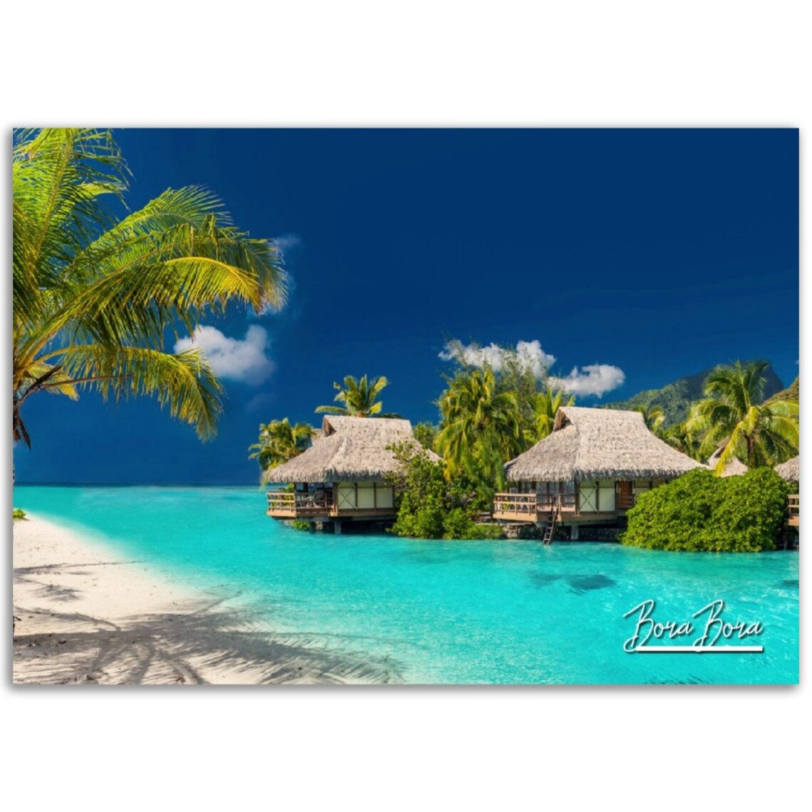 Bora Photo Print Tropical Island Wall Art