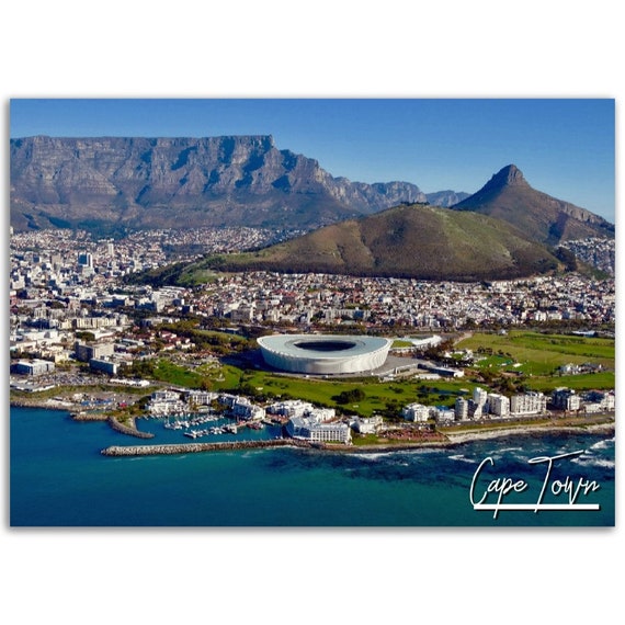Cape Town Poster Print South Africa Travel Photography Wall Art