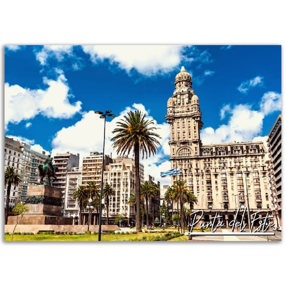 Punta del Este Uruguay Grand Sunny Cityscape Travel Photo Poster