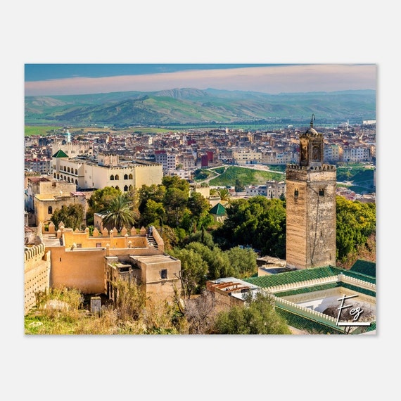 Fes Morocco Poster Print Travel Photography Wall Art