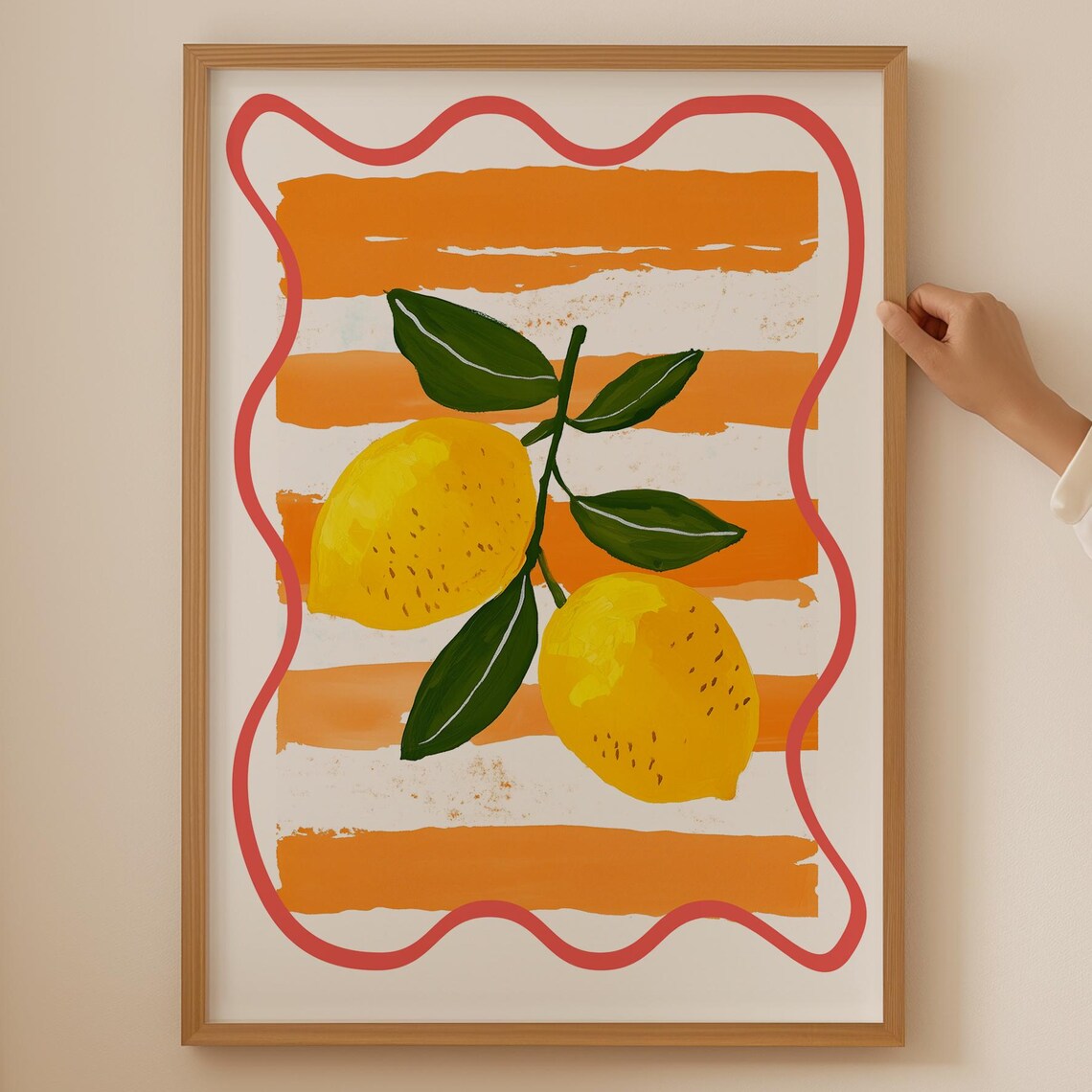 Lemon La Dolce Vita Art Print, Italian Botanical