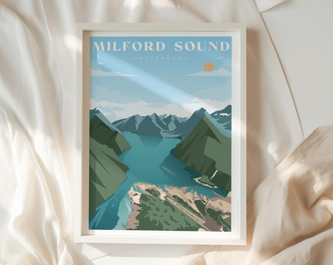 Vintage Travel Poster - Personalised Retro Art
