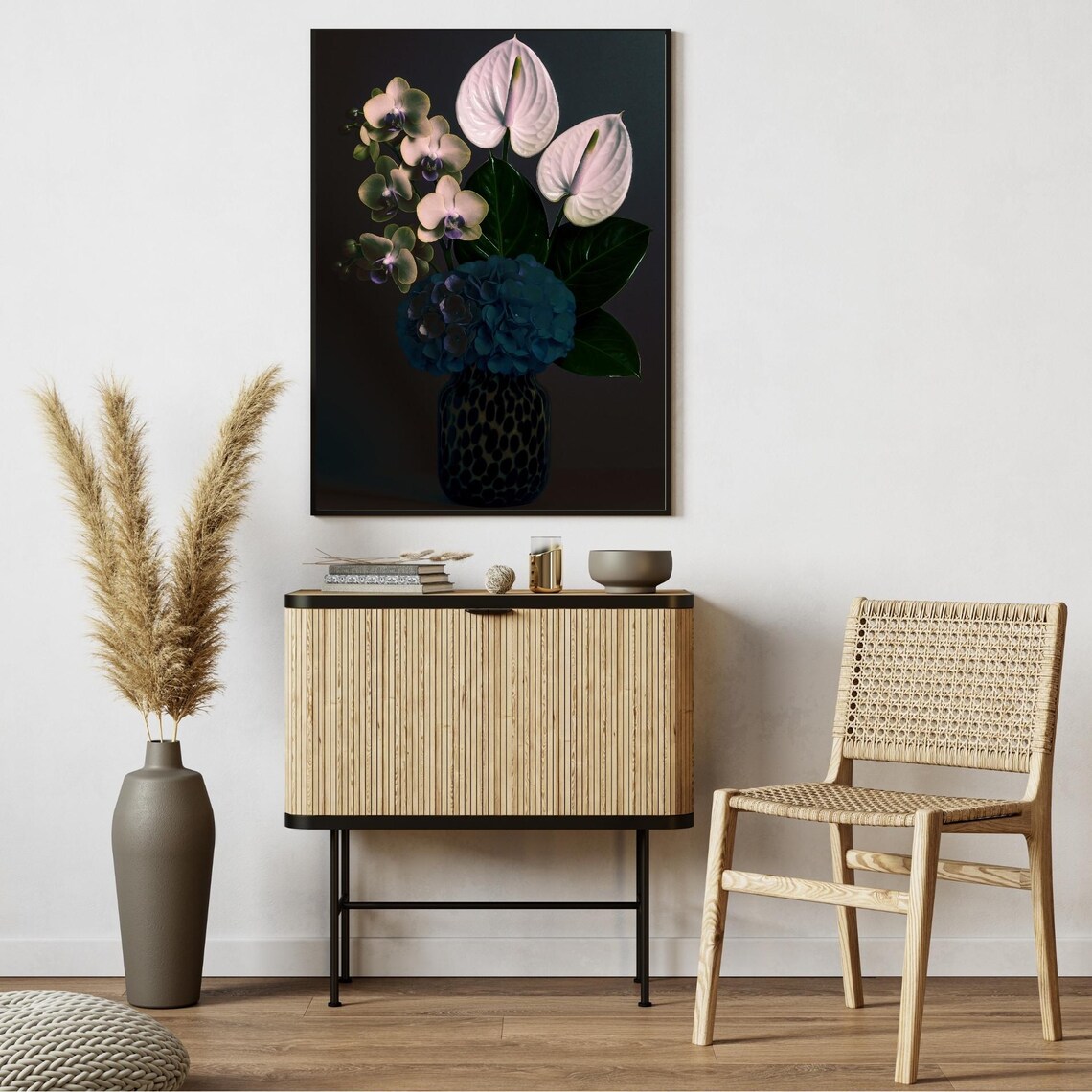 Moody Floral Botanical Photography Art Print