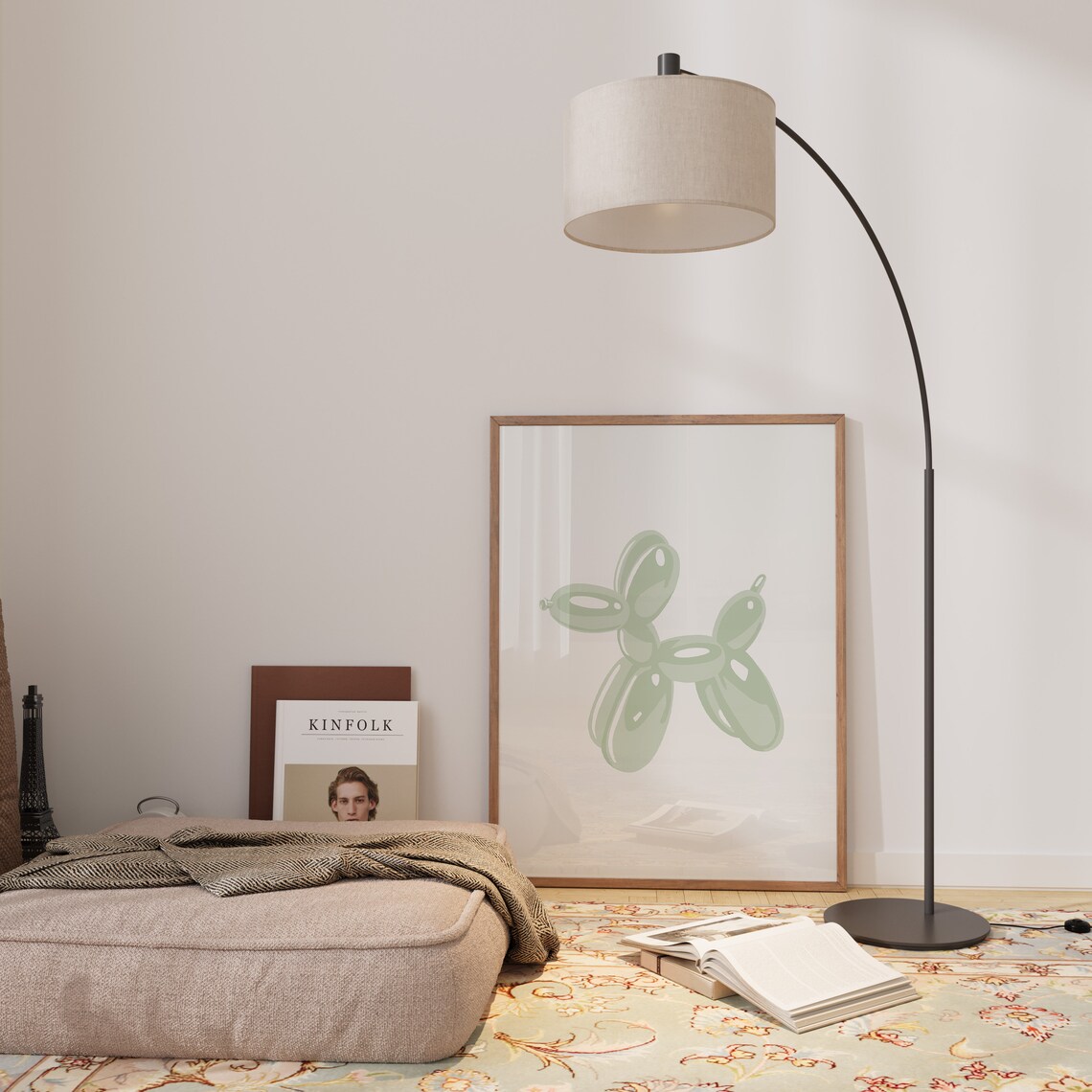 Balloon Dog Sage Green Art Print, Preppy Dorm Decor - Image 3