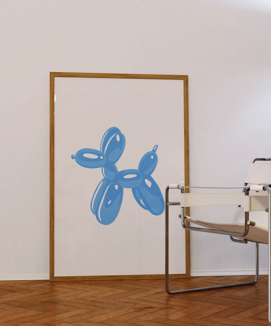 Balloon Dog Art Print, Eclectic Preppy Room Decor - Image 2