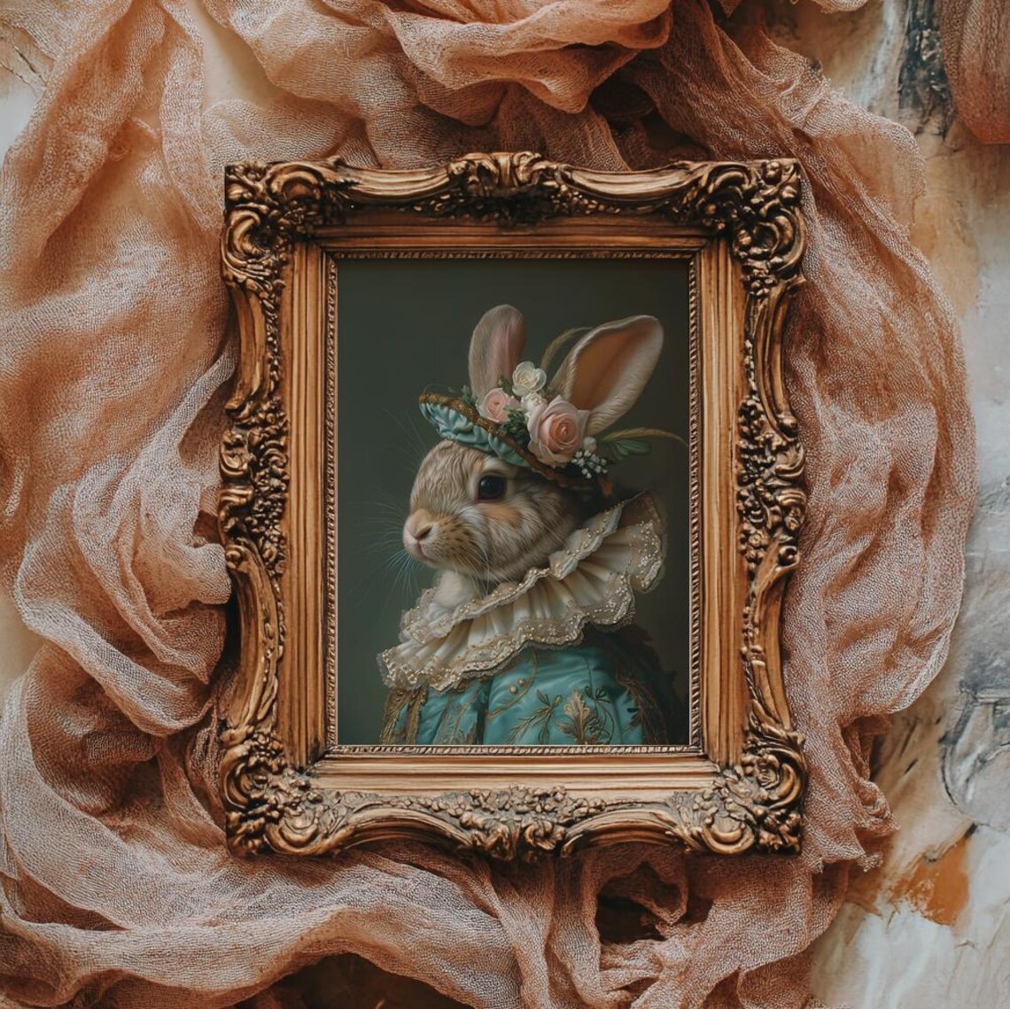 Easter Bunny Funny Easter Decor, Whimsical Rabbit - Image 3
