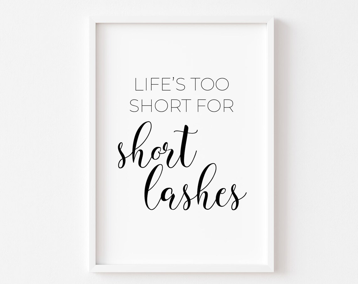 Bedroom Make Up Dressing Room Mascara Lashes Art Print