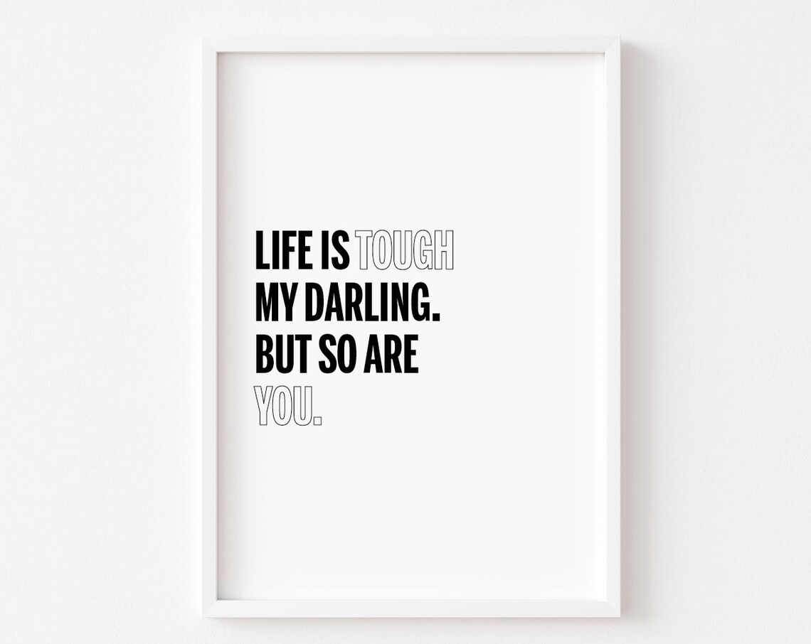 Rude Quote Bedroom Typography Poster Print