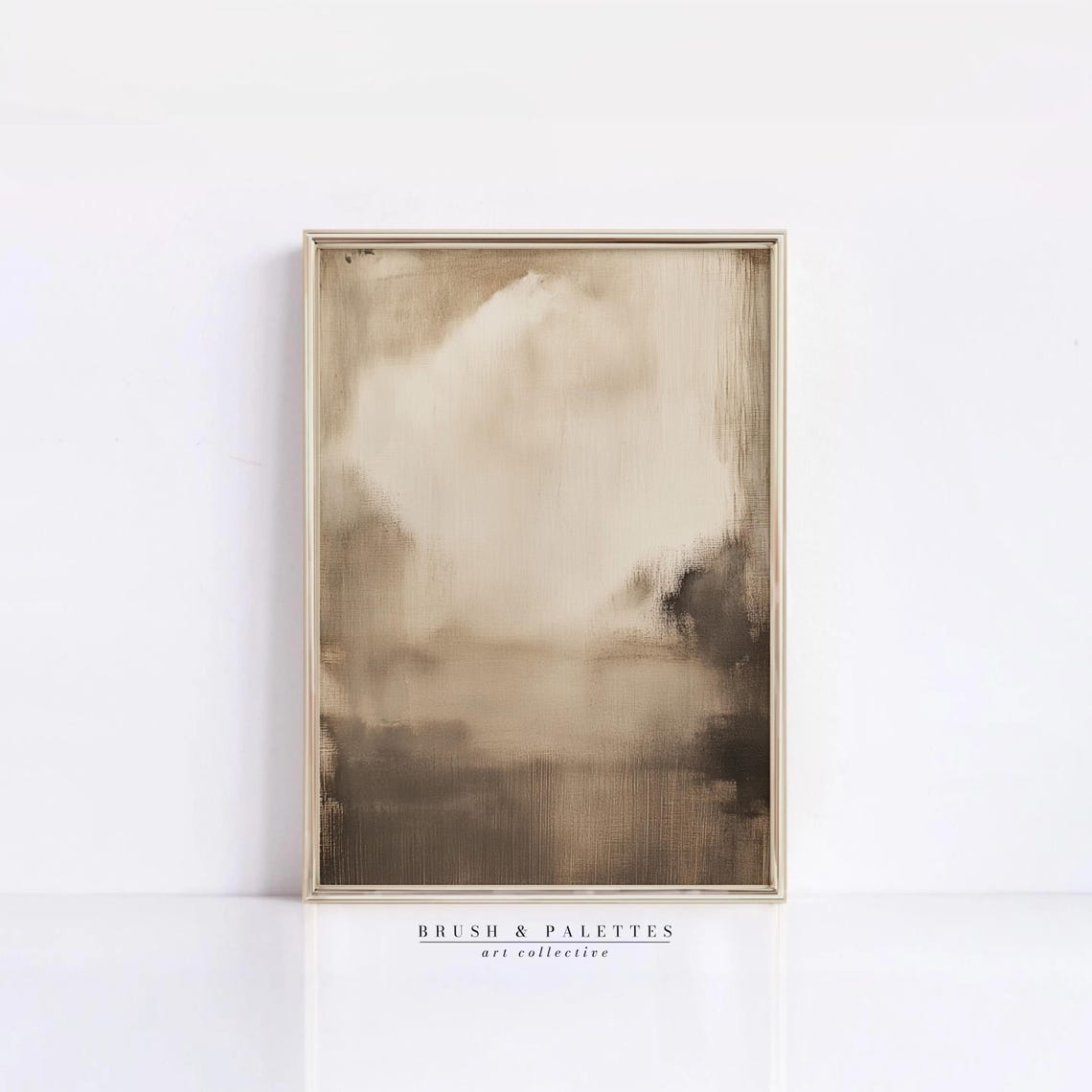 Wabi Sabi Neutral Abstract Art Set Of 2, Japandi - Image 2