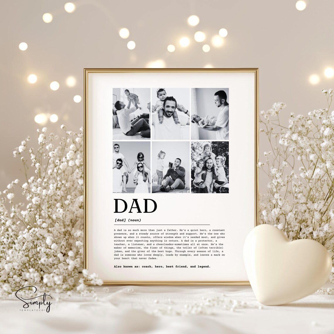 Dad Definition - Customizable Photo Collage - Image 5