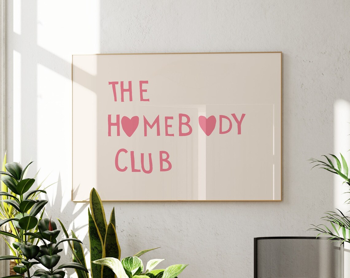 The Homebody Club Minimalist Heart Art Print - Image 4