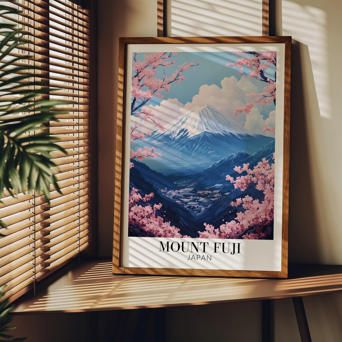 Mount Fuji Japan Travel Poster, Wall Decor - Image 3