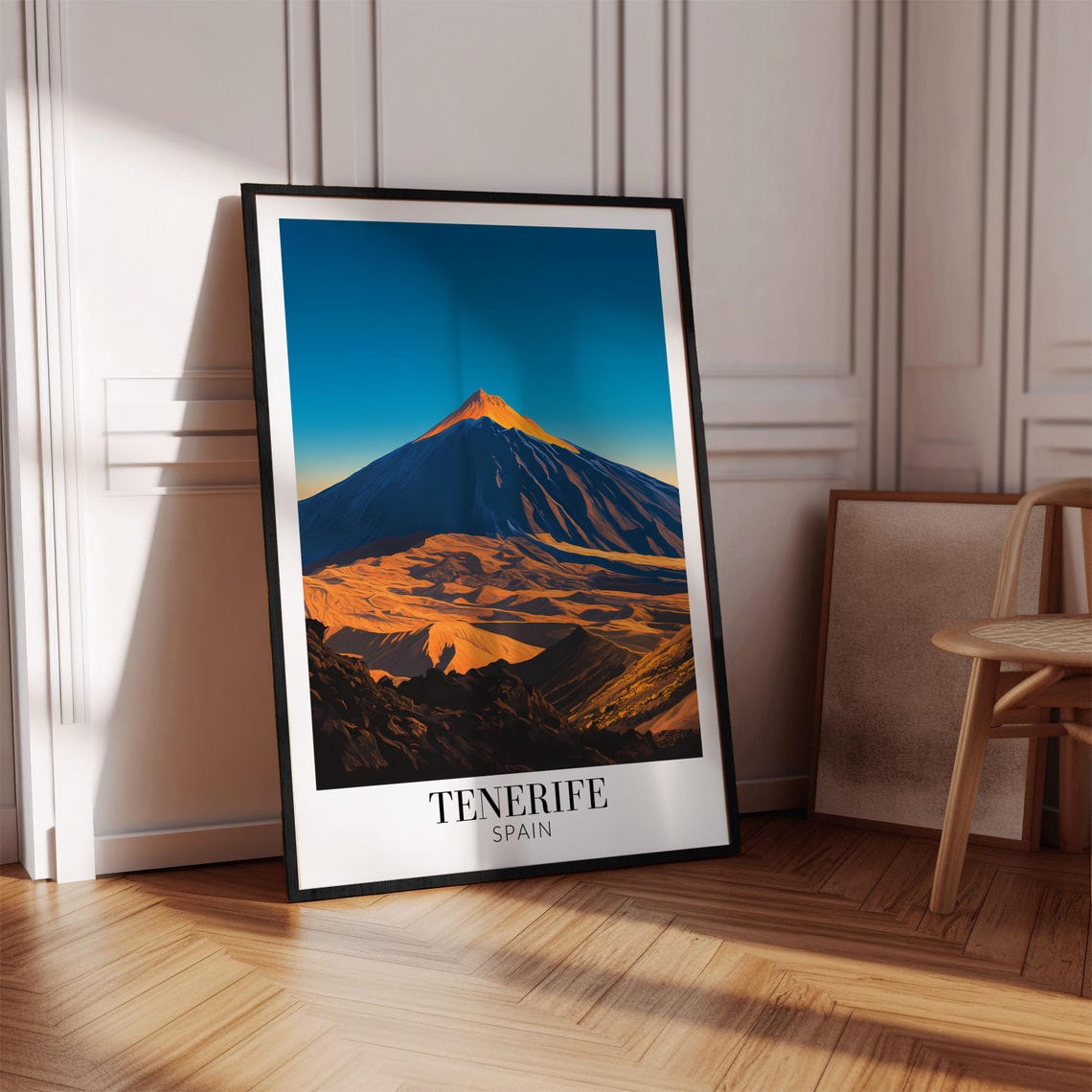 Mount Teide Volcano Sunset Tenerife Spain Dramatic Peak Travel Poster - Image 3