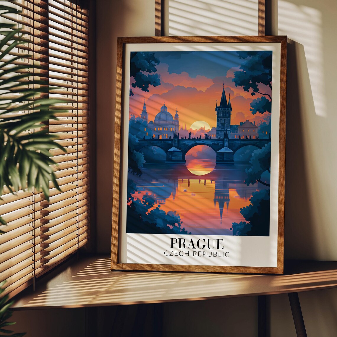 Prague Travel Poster, Czech Republic Wall Art - Image 4