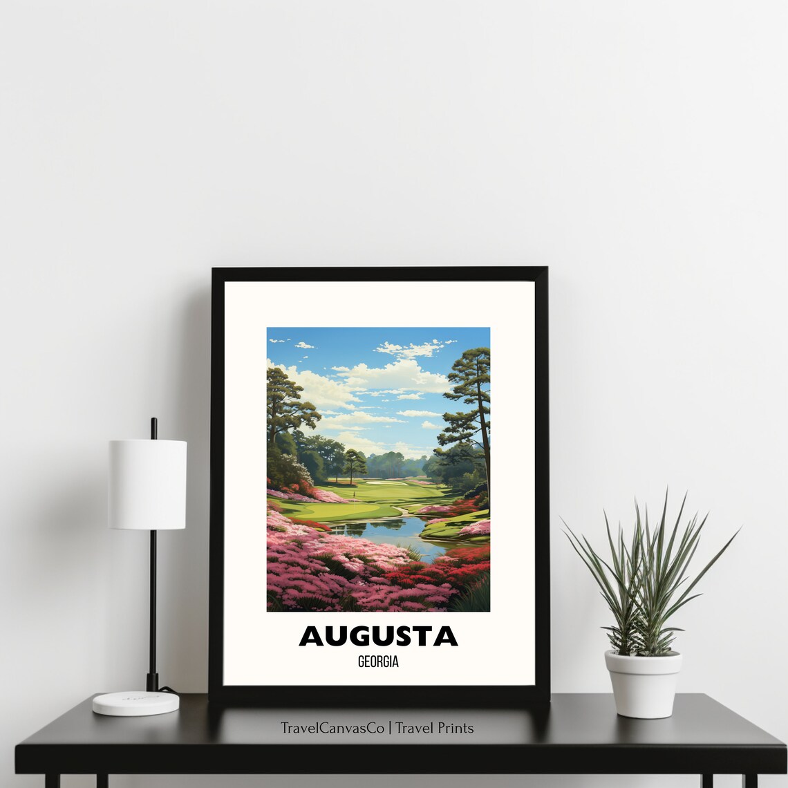 Augusta Print Wall Art Augusta Poster Augusta National Golf Augusta Golf Course Art Masters Print Golf Gift - Image 3