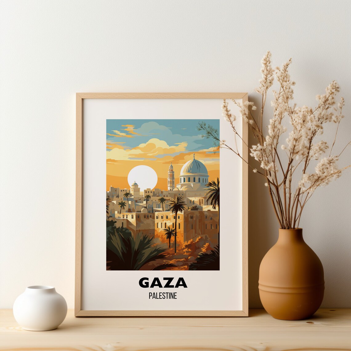 Gaza Travel Poster, Palestine City Art Print - Image 2