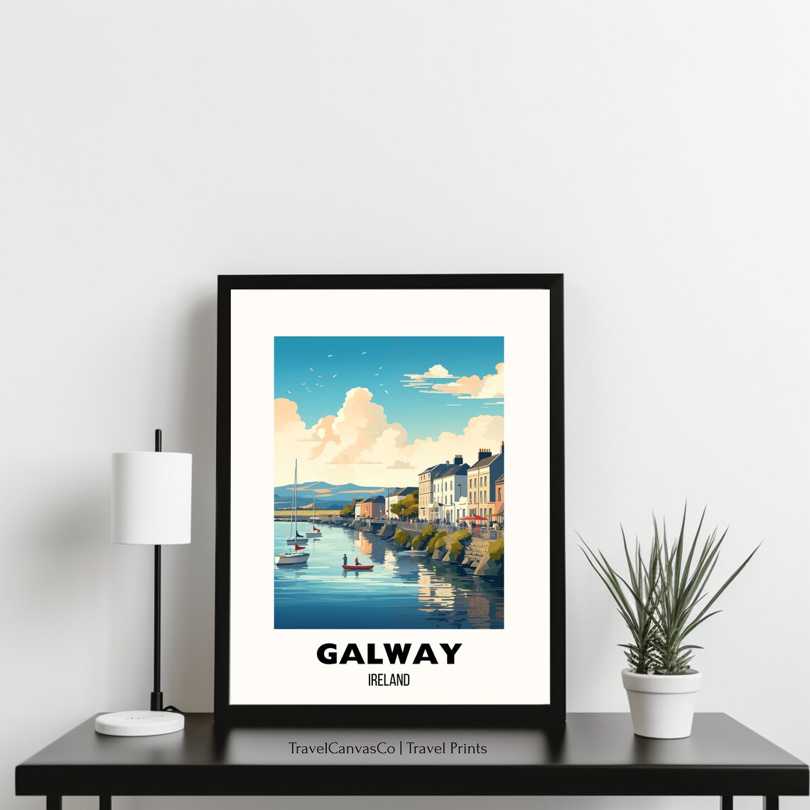 Galway Travel Poster, Ireland City Art Print - Image 3