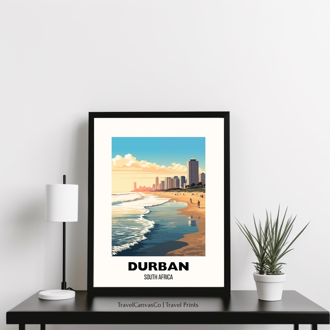 Durban Travel Poster, South Africa Home Decor - Image 3