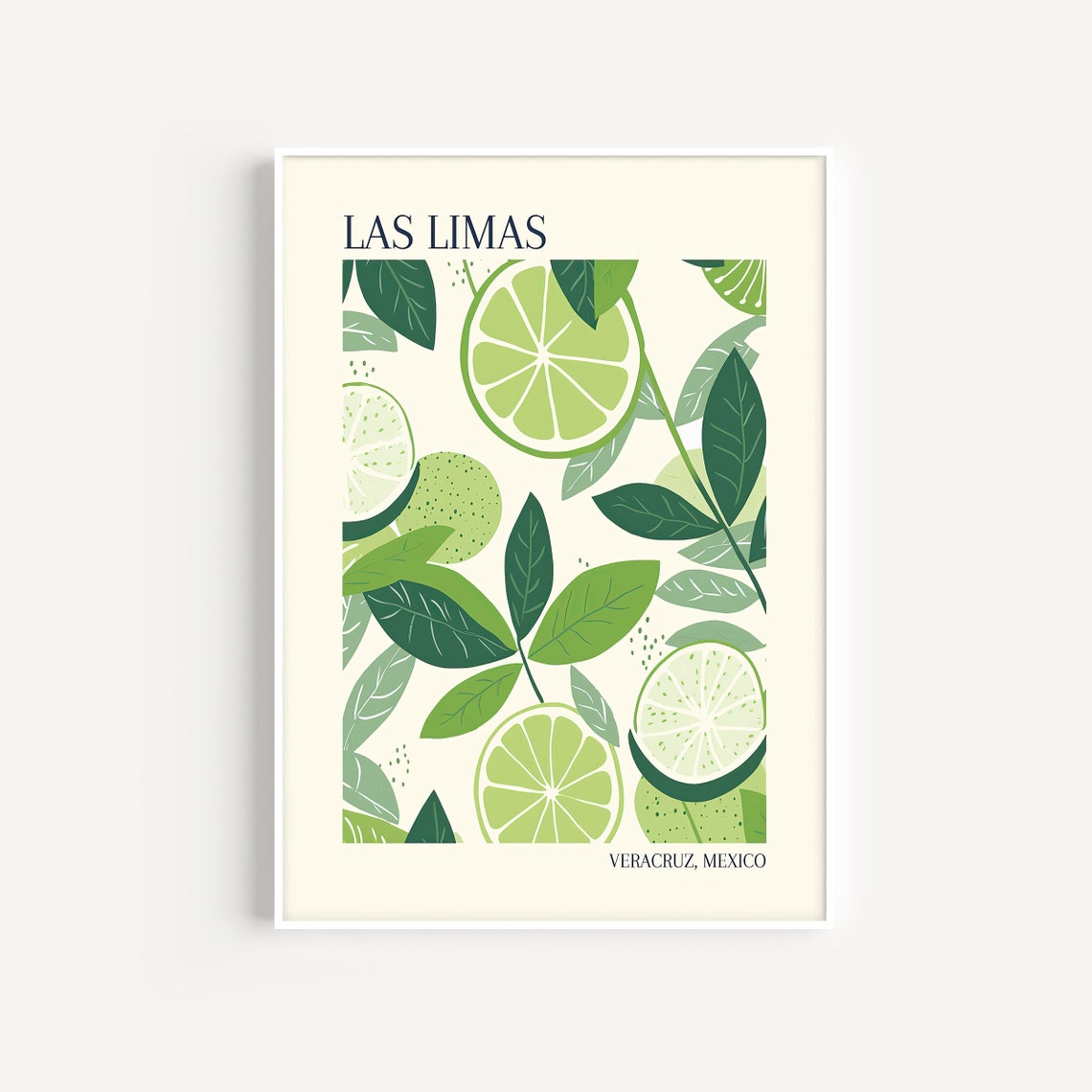 Lime Citrus Print Boho Kitchen Wall Art Lime Decor Colorful Wall Art Botanical Wall Art Kitchen Decor - Image 2