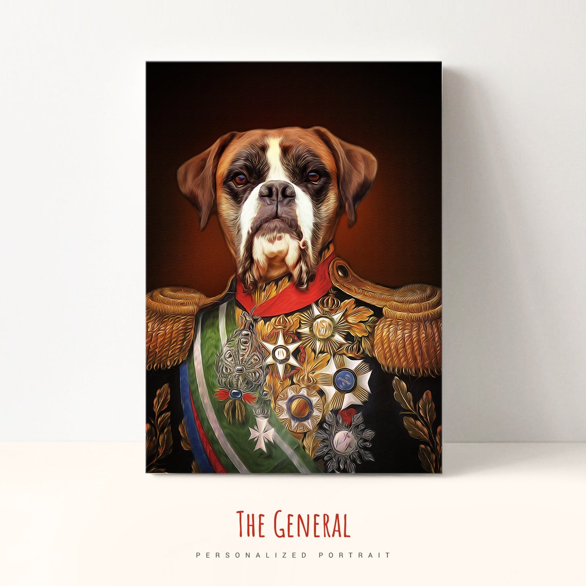 Custom Royal Pet Portrait Dog Memorial Gift Cat Painting From Photo Pet Gifts Dog Art On Gifts For Pet Lover Personalize Gifts - Image 4