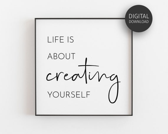Inspirational Quotes Classroom Posters, Minimalist Art Print