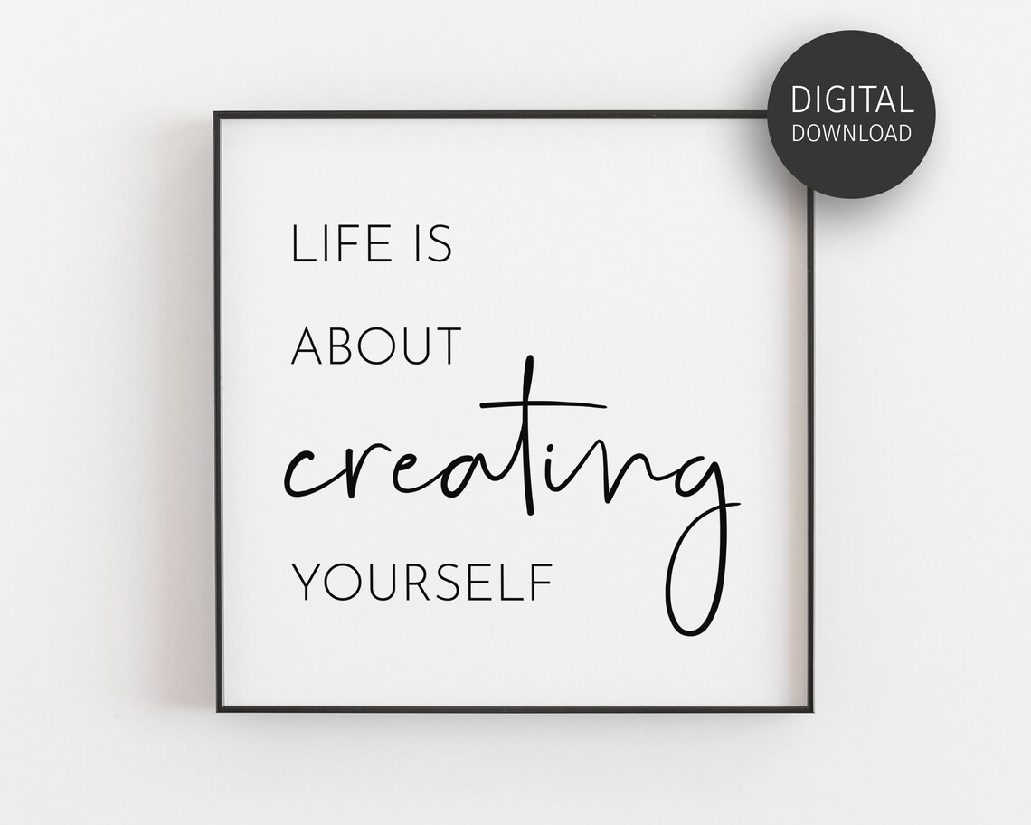 Inspirational Quotes Classroom Posters, Minimalist Art Print