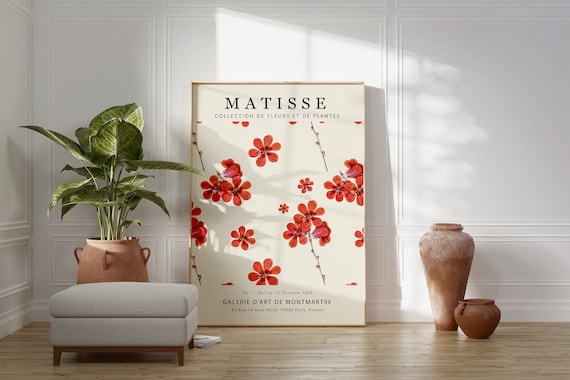Matisse Flower Poster Flower Market Poster Matisse Print Cherry Blossom Printable Poster Matisse Plant Botanical