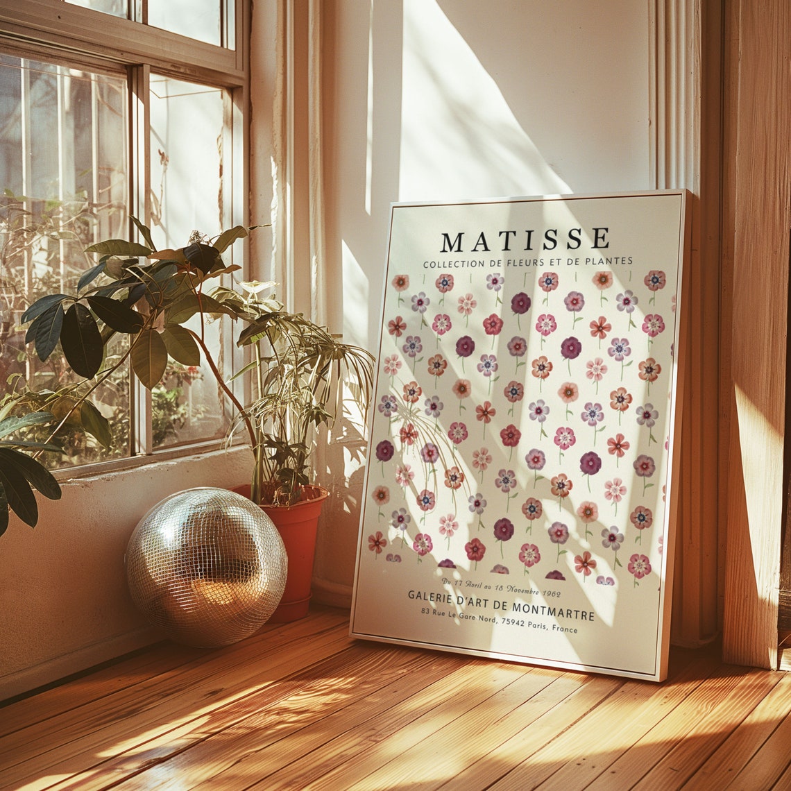 Matisse Flower Market Botanical Poster - Image 5