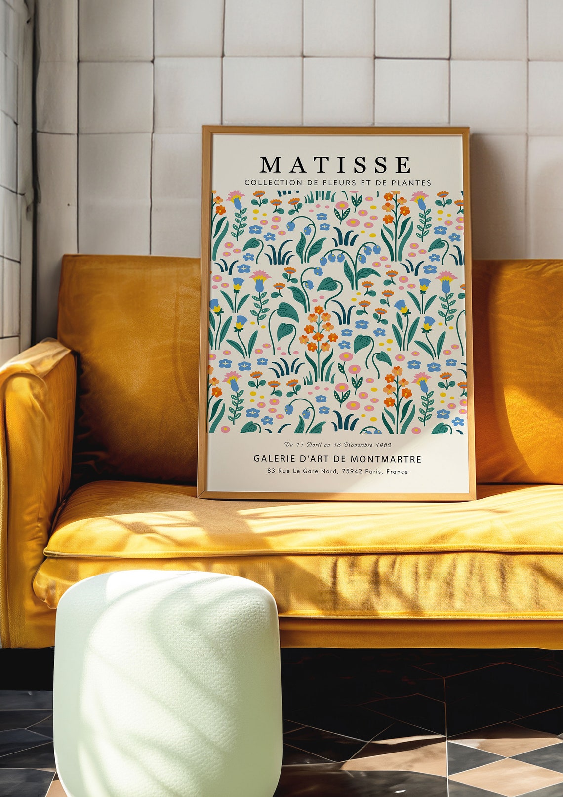 Matisse Colorful Wildflower Garden Pattern Floral Gallery Print - Image 4