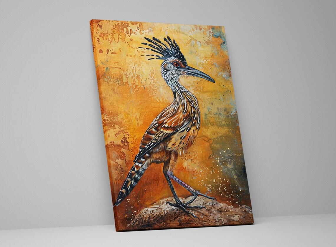 Southwestern Roadrunner Desert Animal Art Print - Image 5