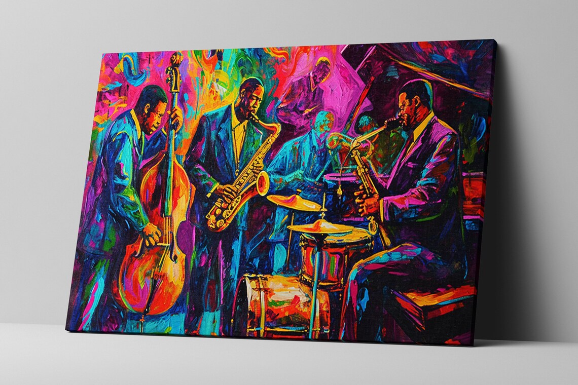 Jazz Fusion Band Wall Art Print, Music Poster Decor - Image 5