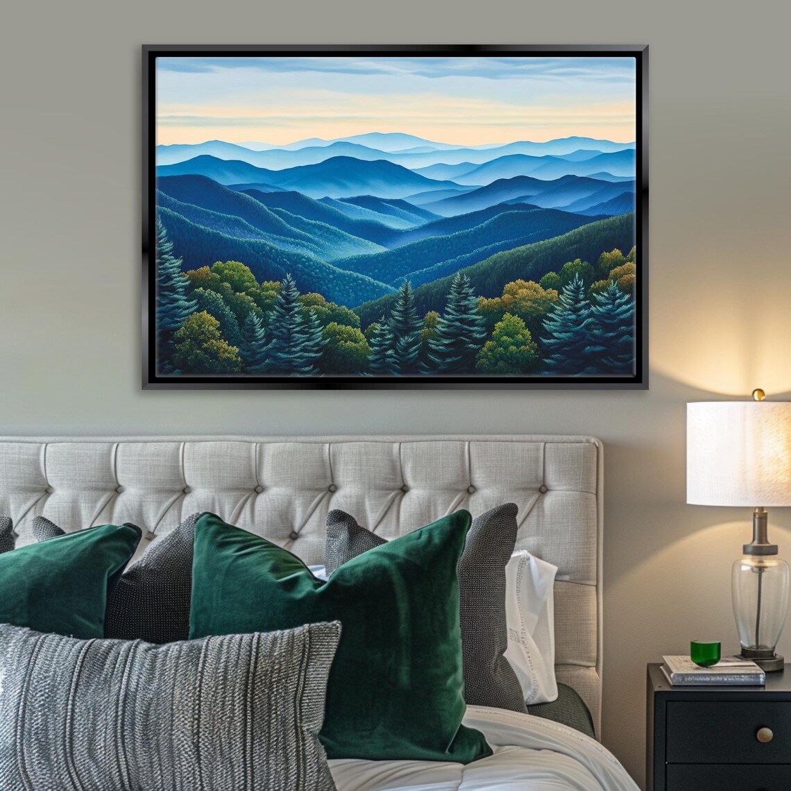 Blue Ridge Mountains National Park Print Scenic View Framed Unframed Gallery Wrapped Gicle Ready To Hang Extra Large Wall Art - Image 5