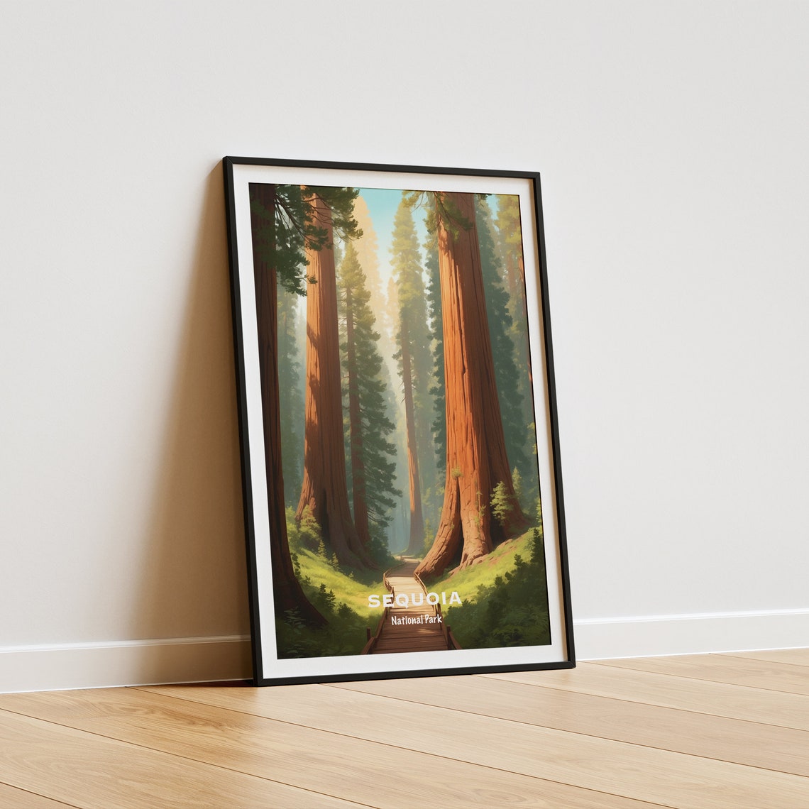 Sequoia National Park Giant Redwood Forest Trail Grove Poster - Image 5