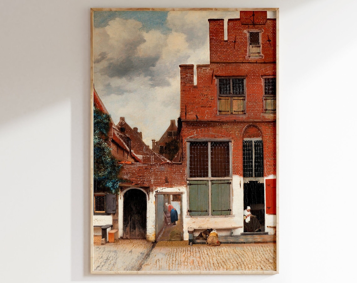 Johannes Vermeer Famous Art Museum Poster