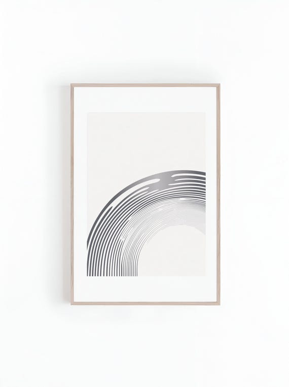 Geometric Line Drawing Minimalistic Print Minimalist Art For Homes Mid Century Minimalism Neutral Home Instant Print