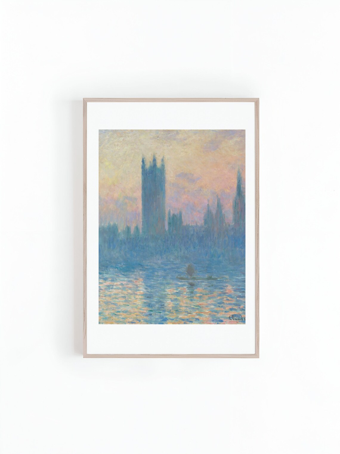 Claude Monet's Houses Of Parliament, Impressionist Art Print - Image 3