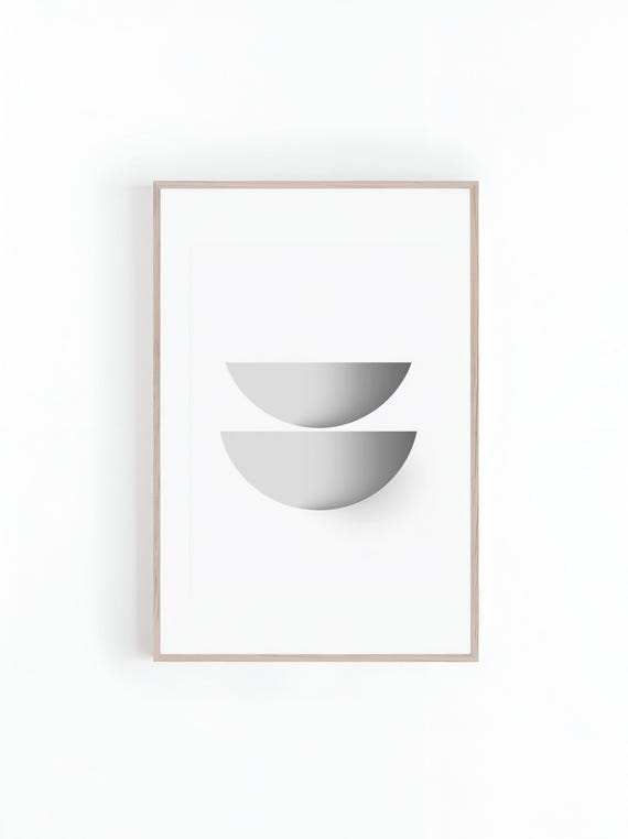 Geometric Line Drawing Minimalistic Print Minimalist Art For Homes Mid Century Minimalism Neutral Home Instant Print