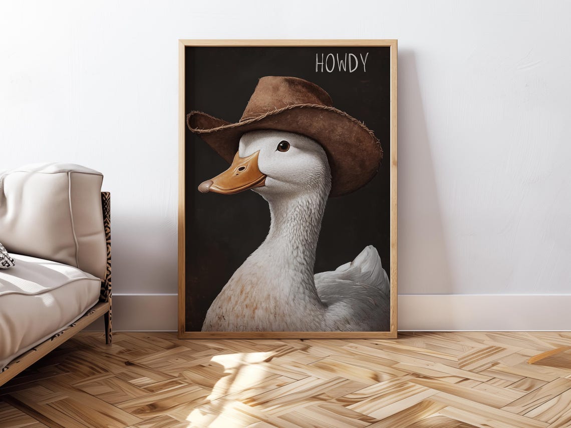Howdy Western Rustic Vintage Poster Print - Image 4