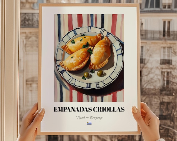 Empanadas Criollas Uruguayan Savory Pastry Cuisine Caf Dcor Wall Art Friend Gift