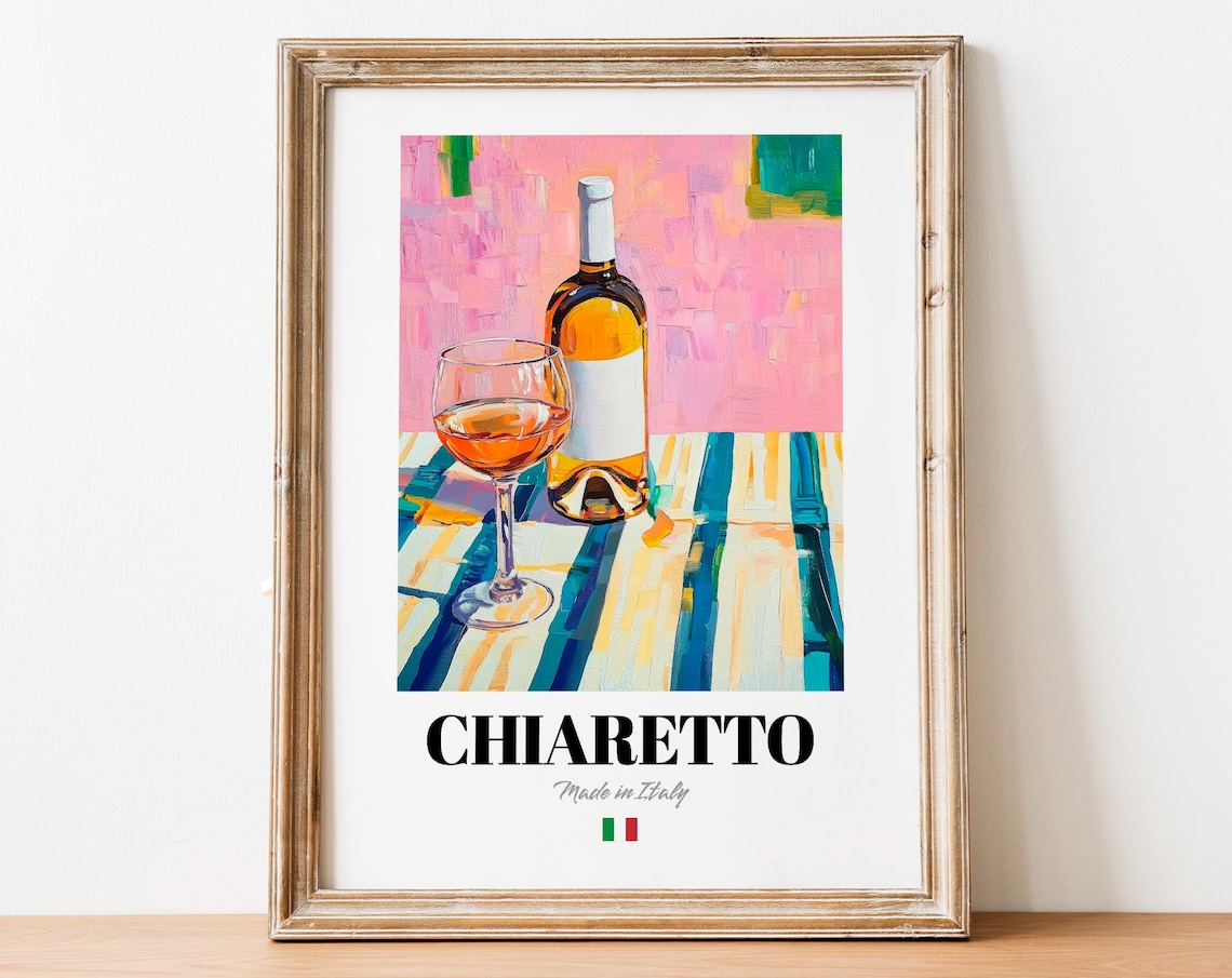 Chiaretto, Italian Ros Wine Kitchen Art Print